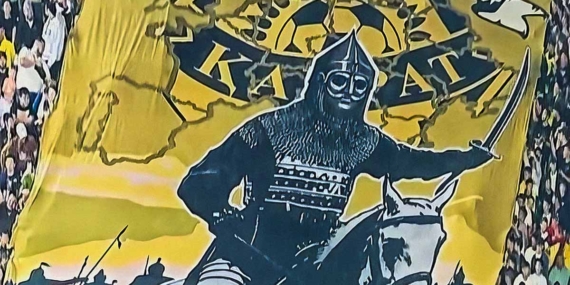 Kairat Almaty’den Şampiyonlar Ligi’nde “Kıpçak-Türk” koreografisi