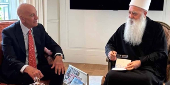 ABD’li diplomat Tom Barrack, Dürzi lider Muvaffak Tarif’le görüştü