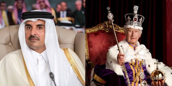 Katar Kraliyet Ailesi, Londra’da Kral Charles’ı geride bıraktı