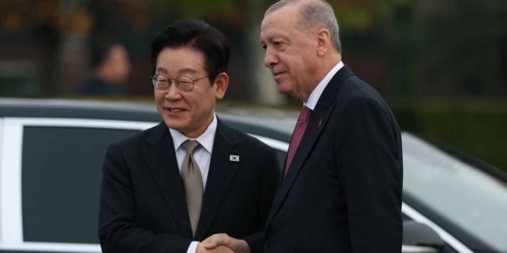 Erdoğan: Güney Kore ile Gazze ve Ukrayna konusunda hemfikiriz