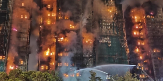 Hong Kong’da 70 yılın en ölümcül yangını: 83 ölü