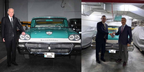 Bahçeli’den MYK üyesine klasik jest: 1958 model Ford hediye