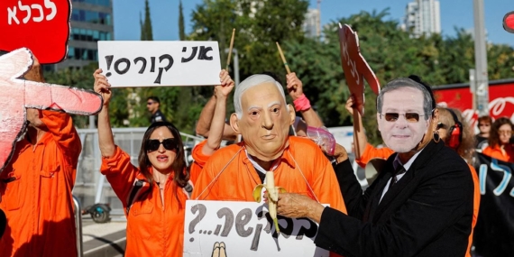 Kudüs’te tansiyon yüksek: Halk, Netanyahu’nun affına karşı ayakta