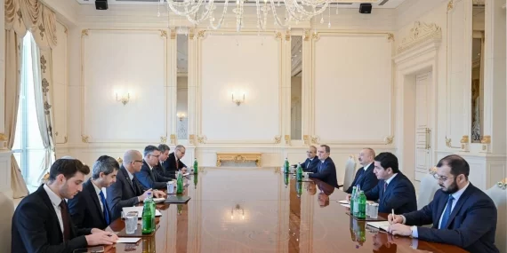 Aliyev, İsrail Dışişleri Bakanı Saar’ı kabul etti