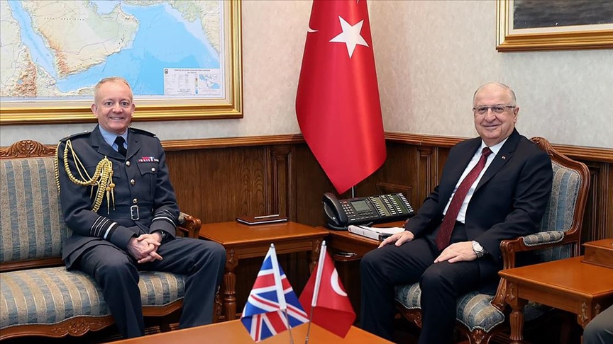 Milli Savunma Bakanı Güler, Birleşik Krallık Genelkurmay Başkanı Knighton’ı ağırladı
