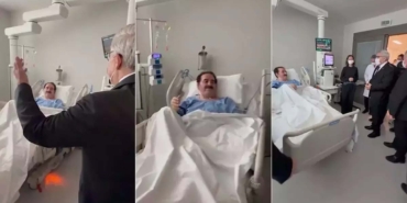 İbrahim Tatlıses hastanede ziyaretçilerine türkü söyledi
