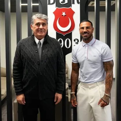 Beşiktaş'ta vefa buluşması: Quaresma'dan Adalı'ya ziyaret