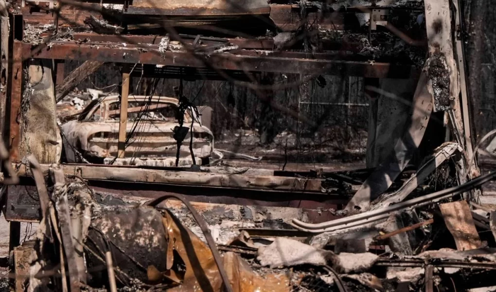 Georgia'da alevler şehre indi: 120'den fazla ev kül oldu