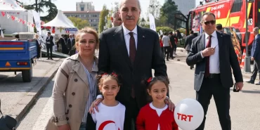 Kurtulmuş "Meclis Bahçesi Çocuk Bahçesi" alanını ziyaret etti