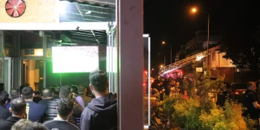 Sakarya'da alevlere rağmen derbi heyecanı dinmedi