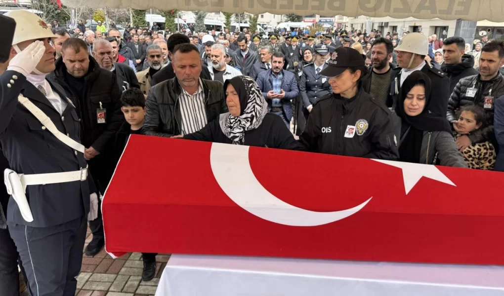 Şehit polis memuru Seçkin Yalçın son yolculuğuna uğurlandı