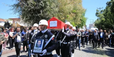 Şehit polis Serkan Hızlı ebediyete uğurlandı
