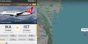 Tahran'da mahsur kalan THY uçağı Türkiye'ye döndü