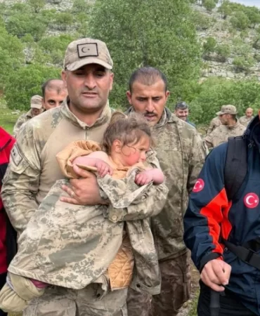 Batman'da kaybolan küçük Melike 17 saat sonra bulundu