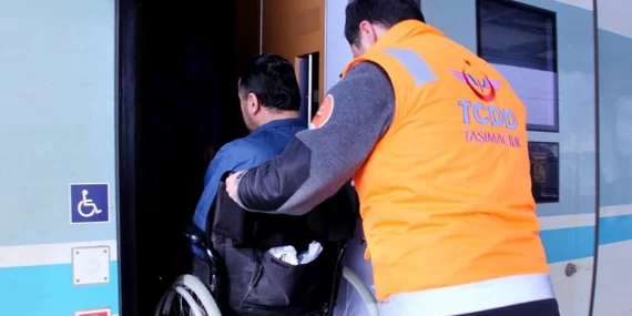 Demir yollarında 9 milyon engelli yolcuya ücretsiz seyahat