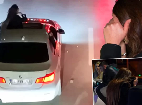 Kadıköy'de sunrooftan çıkan yolcuya drone takipli ceza