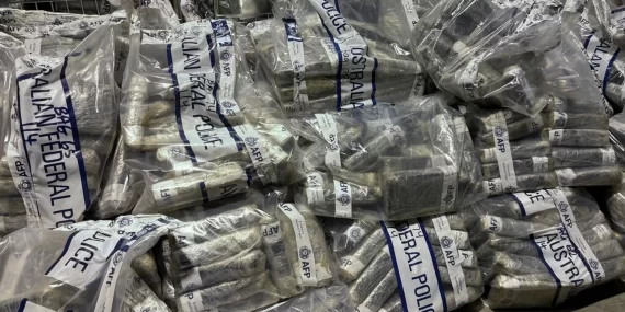 Avustralya’da rekor: 2.7 ton kokain ele geçirildi