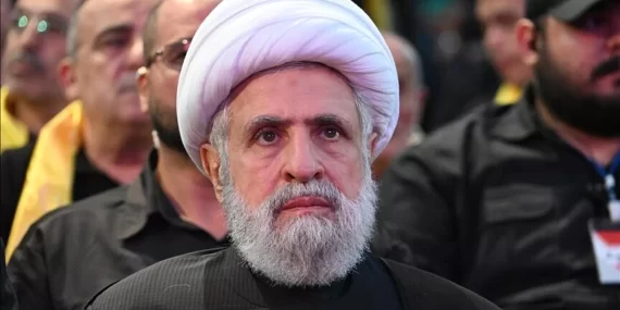 Hizbullah lideri Kasım’dan İsrail’e net mesaj: Tam çekilin