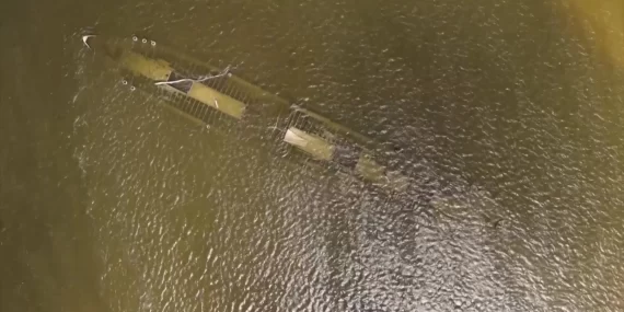 Tuna Nehri'ndeki kuraklık tarihi batıkları gün yüzüne çıkardı