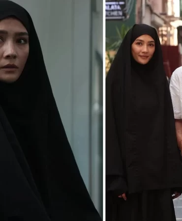 Aybüke Pusat yeni rolü için tesettüre girdi: İlk kareler geldi