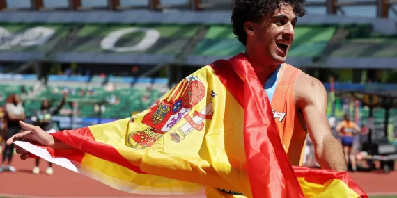 Fas asıllı İspanyol genç atlet dünya şampiyonluğuna ulaştı