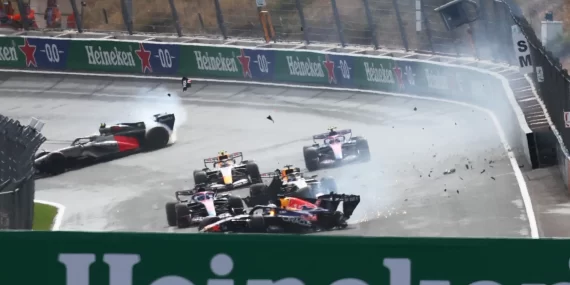 Hollanda GP'de nefes kesen yarış: Norris kazandı, kaza şoku!