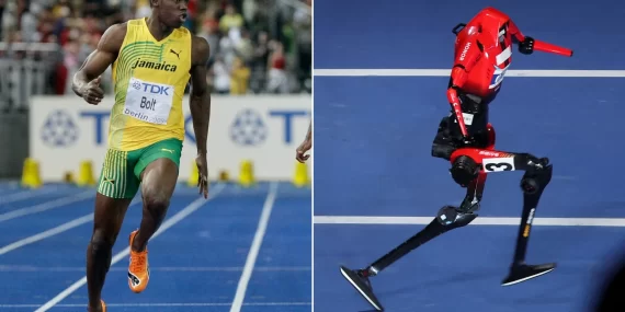 Usain Bolt'un rekoru kırıldı: İnsansı robot 9.39 saniye koştu