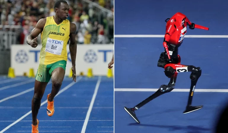 Usain Bolt'un rekoru kırıldı: İnsansı robot 9.39 saniye koştu