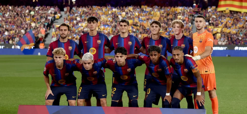 Barcelona'dan Camp Nou'da tarihi rekor: En genç 11 sahada!