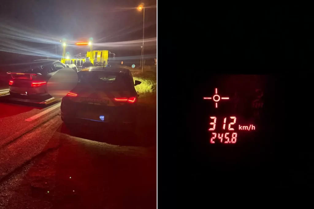 Fransa'da akılalmaz hız rekoru: Radara 312 km ile yakalandı