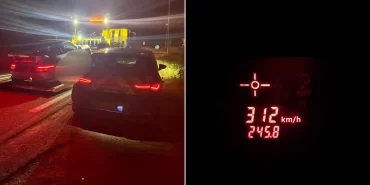 Fransa'da akılalmaz hız rekoru: Radara 312 km ile yakalandı