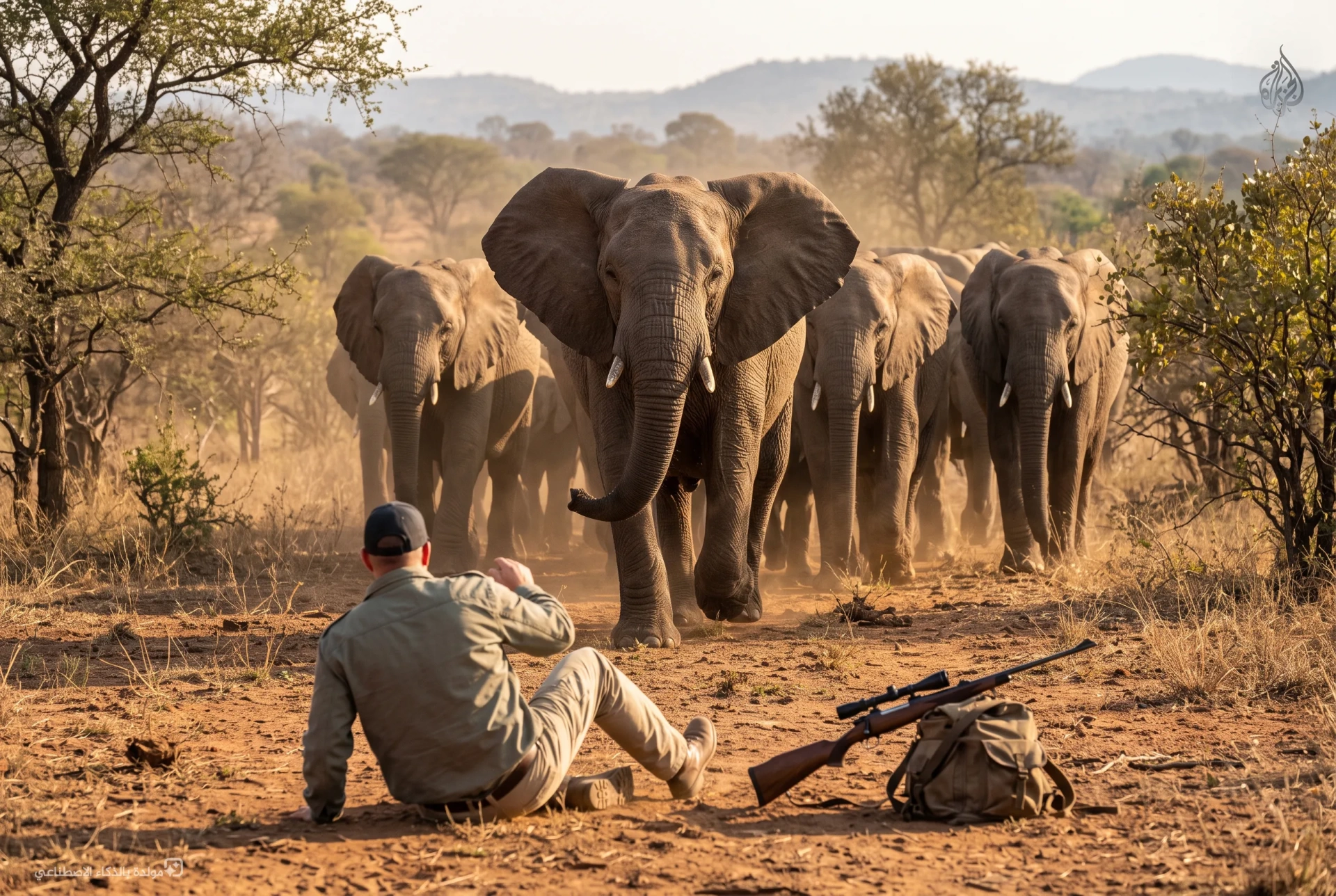 Kruger'da kaçak av dehşeti: Fil sürüsü ezerek öldürdü