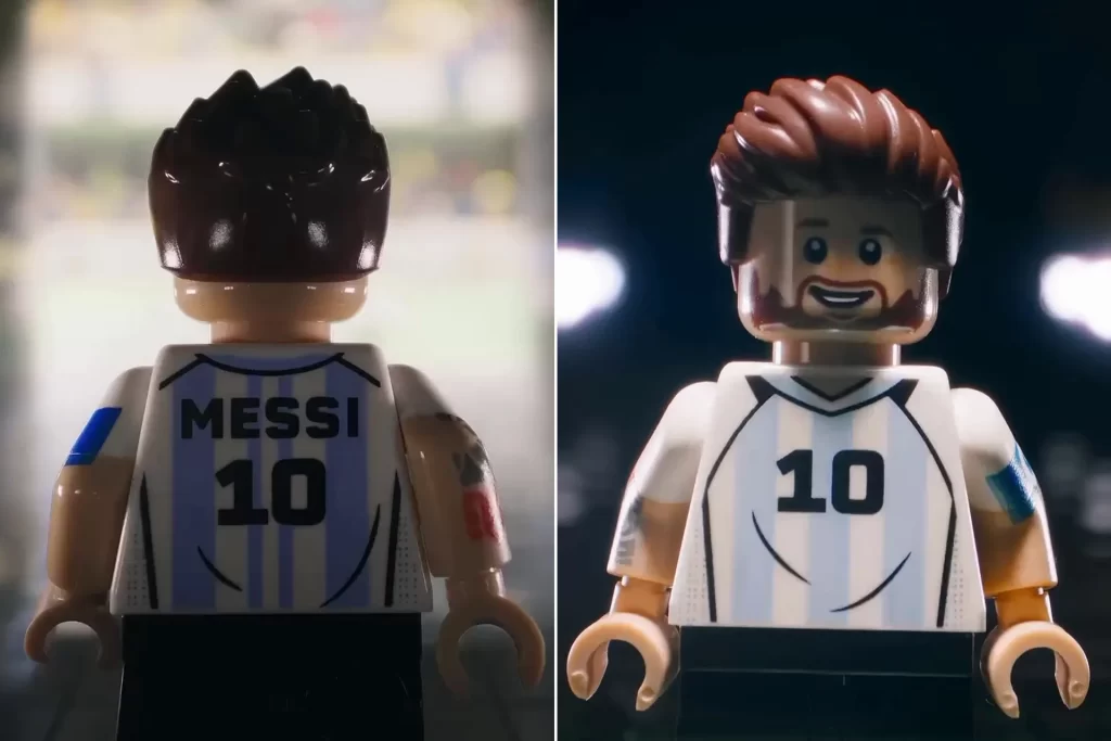 Lego'dan Messi klibi: Sağ ayak detayı alay konusu oldu