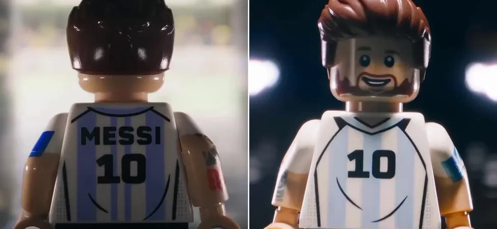 Lego'dan Messi klibi: Sağ ayak detayı alay konusu oldu