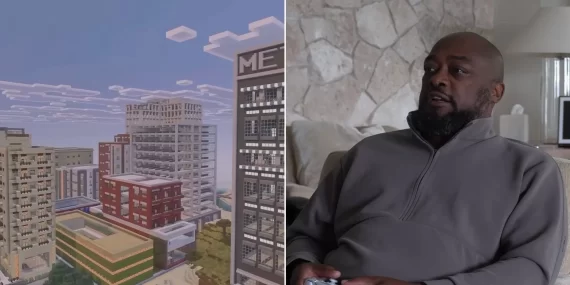 12 yıl boyunca gizlice inşa etti: NFL koçundan dev Minecraft şehri