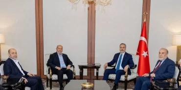 Dışişleri Bakanı Fidan, Hamas heyetiyle Ankara'da bir araya geldi
