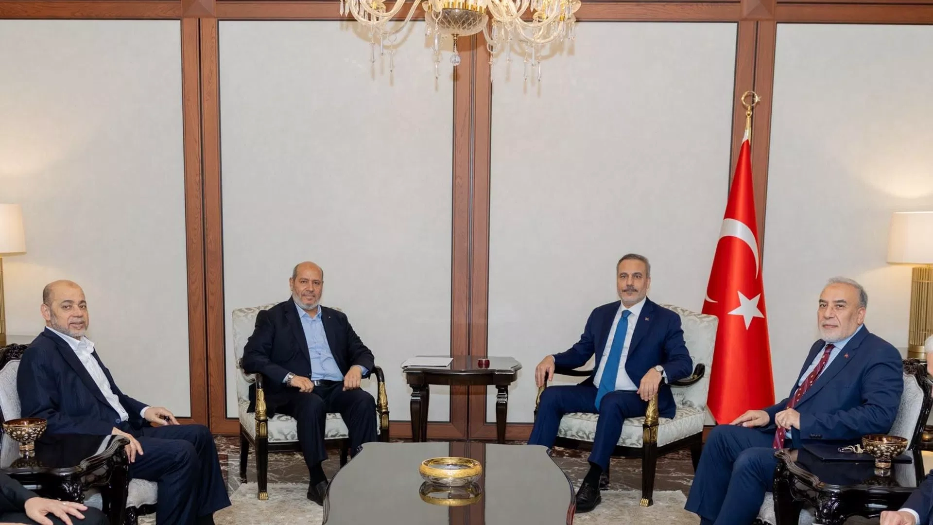Dışişleri Bakanı Fidan, Hamas heyetiyle Ankara'da bir araya geldi