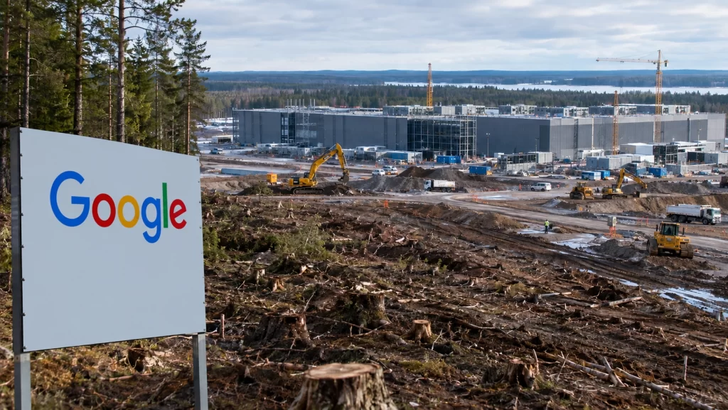 Google'a Finlandiya freni: Bin dönümlük orman talanı durduruldu