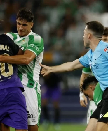 Lamine Yamal'a kafa darbesi: La Liga'da tansiyon tavan yaptı