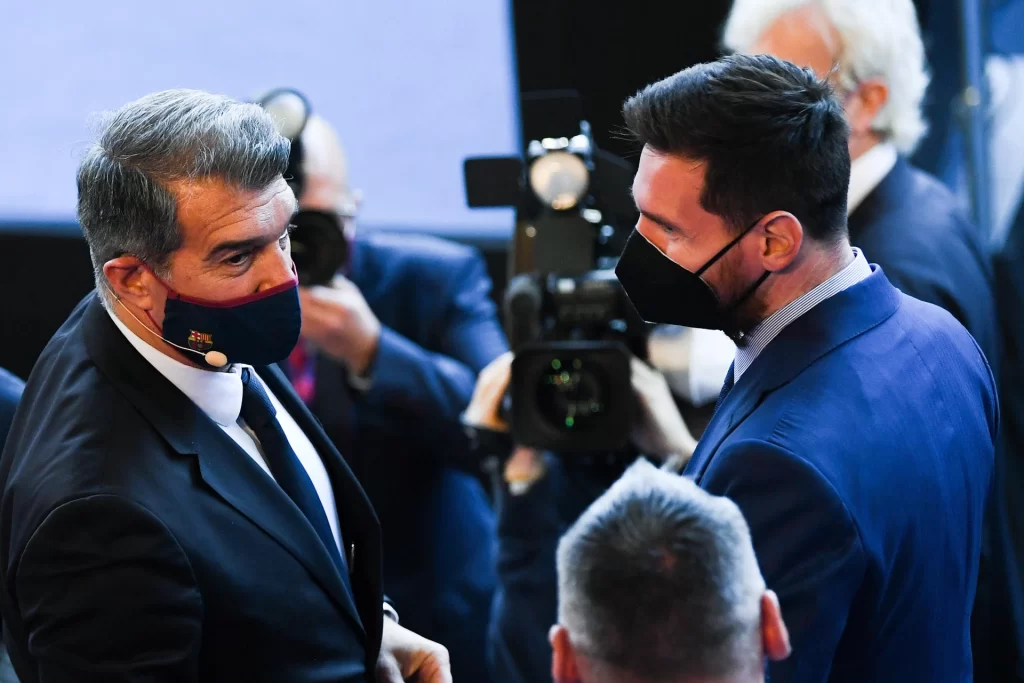 Laporta'dan Messi'ye duygusal mesaj: Barcelona'yı büyüttün