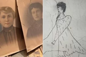 Tarihi evin duvarındaki çizimler asırlık cinayeti aydınlattı