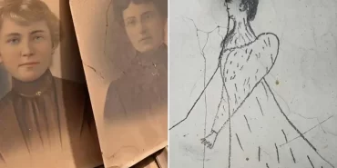 Tarihi evin duvarındaki çizimler asırlık cinayeti aydınlattı