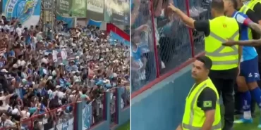 Tribün sallandı kule çökecek gibi oldu: Maç yarıda kaldı