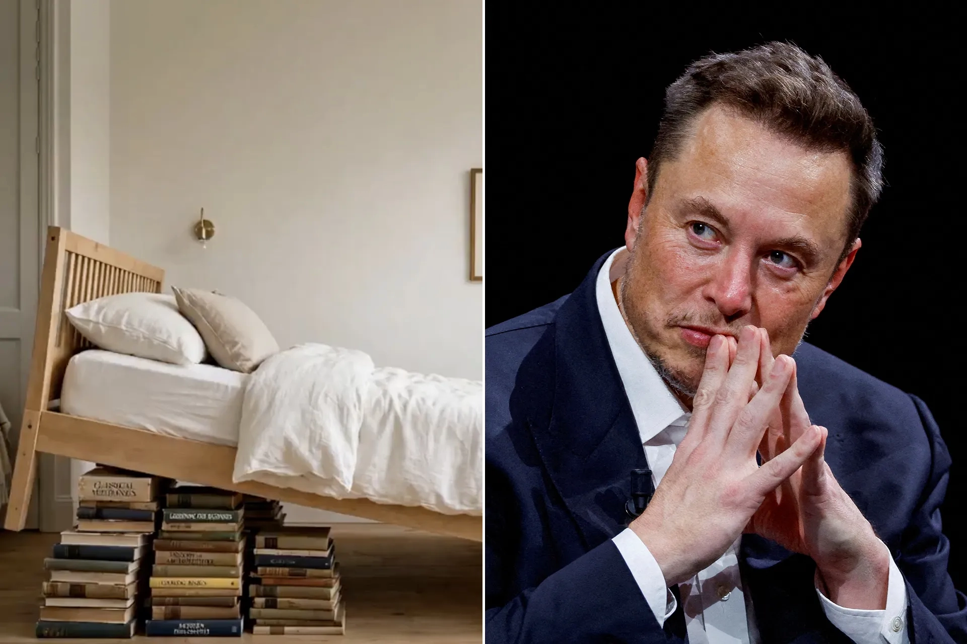 Yatak altına kitap yığdı: Elon Musk'ın reflü tavsiyesi sosyal medyayı salladı!