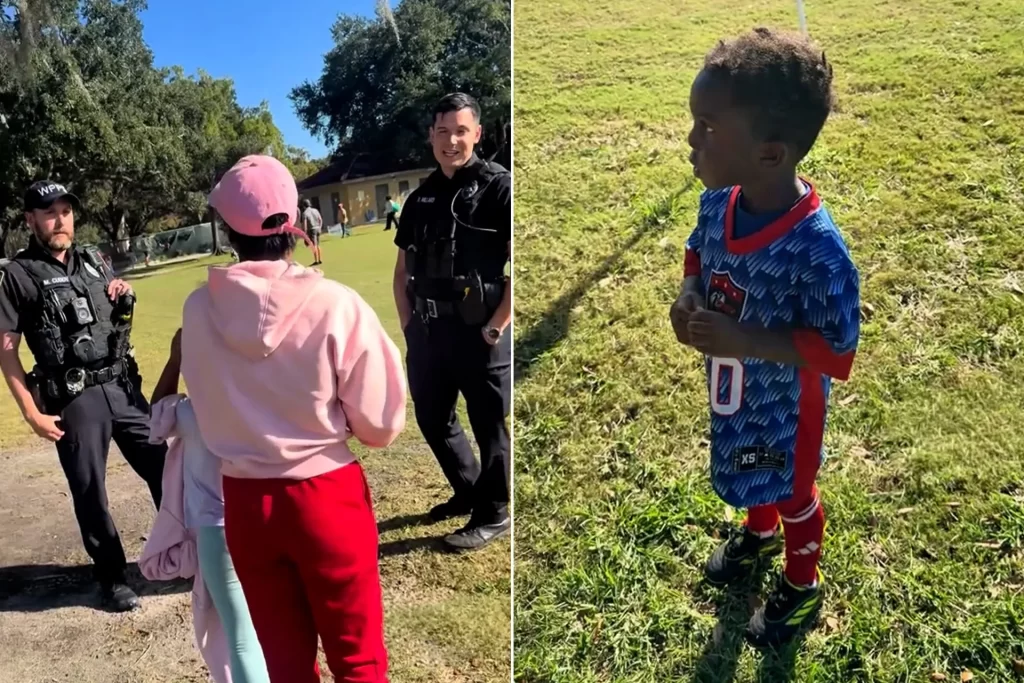 Yetenekli diye ihbar edildi: 3 yaşındaki futbolcuya polis şoku
